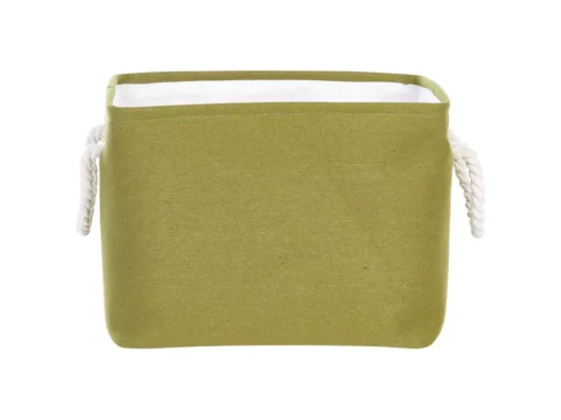 Lot De 3 Paniers En Tissu Polyester Vert Olive DARQAB -Meilleur Meubles Magasin accessoire de rangement 13373211