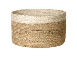 Lot De 3 Paniers En Jute Naturel Et Beige TAJORI -Meilleur Meubles Magasin accessoire de rangement 13386567