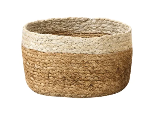 Lot De 3 Paniers En Jute Naturel Et Beige TAJORI -Meilleur Meubles Magasin accessoire de rangement 13386571
