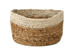 Lot De 3 Paniers En Jute Naturel Et Beige TAJORI -Meilleur Meubles Magasin accessoire de rangement 13386573
