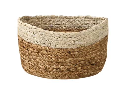 Lot De 3 Paniers En Jute Naturel Et Beige TAJORI -Meilleur Meubles Magasin accessoire de rangement 13386573