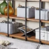Lot De 3 Paniers En Feutre Gris BAYSAI -Meilleur Meubles Magasin accessoire de rangement 13387041