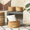 Lot De 3 Paniers En Jute Naturel Et Beige RANWAL -Meilleur Meubles Magasin accessoire de rangement 13387069