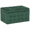 Coffre De Rangement Chesterfield Vert Foncé MICHIGAN -Meilleur Meubles Magasin accessoire de rangement 16278825