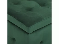 Coffre De Rangement Chesterfield Vert Foncé MICHIGAN -Meilleur Meubles Magasin accessoire de rangement 16278841