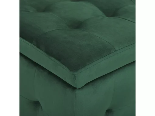 Coffre De Rangement Chesterfield Vert Foncé MICHIGAN -Meilleur Meubles Magasin accessoire de rangement 16278841