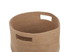 Lot De 2 Paniers En Coton Beige ⌀ 30 Cm CHINIOT -Meilleur Meubles Magasin accessoire de rangement 16426479