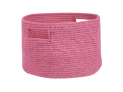 Lot De 2 Paniers En Coton Rose ⌀ 30 Cm CHINIOT -Meilleur Meubles Magasin accessoire de rangement 16426839