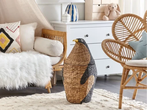 Panier Pingouin En Fibre De Jacinthe D'eau Naturel HADZABE -Meilleur Meubles Magasin accessoire de rangement 16426891