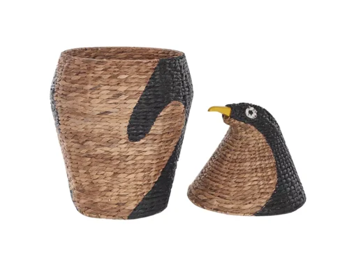 Panier Pingouin En Fibre De Jacinthe D'eau Naturel HADZABE -Meilleur Meubles Magasin accessoire de rangement 16426897