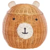 Panier Ours En Rotin Naturel HIMBA -Meilleur Meubles Magasin accessoire de rangement 16427007