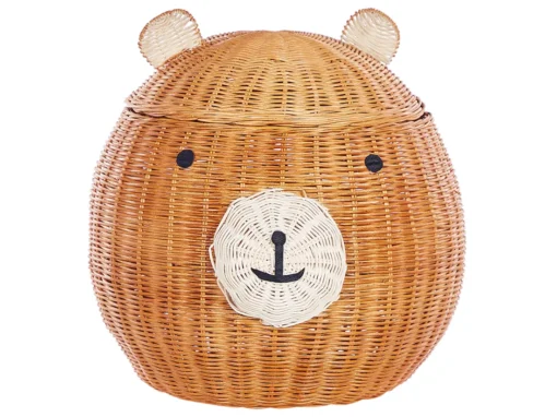 Panier Ours En Rotin Naturel HIMBA -Meilleur Meubles Magasin accessoire de rangement 16427007