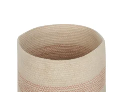 Panier En Coton Beige Clair ⌀ 44 Cm SILOPI -Meilleur Meubles Magasin accessoire de rangement 16427093
