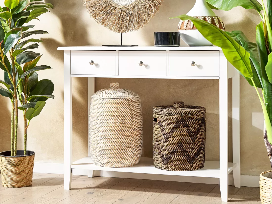 Panier En Rotin Teinte Naturelle ⌀ 26 Cm BOHOROK 3 Panier En Rotin Teinte Naturelle ⌀ 26 Cm BOHOROK