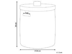 Panier En Rotin Teinte Naturelle ⌀ 26 Cm BOHOROK 7 Panier En Rotin Teinte Naturelle ⌀ 26 Cm BOHOROK -Meilleur Meubles Magasin accessoire de rangement 16427163