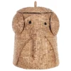 Panier éléphant En Fibre De Jacinthe D'eau Naturel DOGON -Meilleur Meubles Magasin accessoire de rangement 16427339
