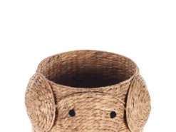 Panier éléphant En Fibre De Jacinthe D'eau Naturel DOGON -Meilleur Meubles Magasin accessoire de rangement 16427349