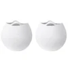Lot De 2 Paniers En Coton Blanc PANJGUR -Meilleur Meubles Magasin accessoire de rangement 16427707