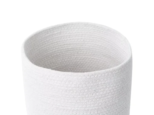 Lot De 3 Paniers En Jute Blanc Et Beige BASIMA -Meilleur Meubles Magasin accessoire de rangement 16427949