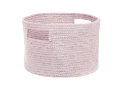 Lot De 2 Paniers En Coton Rose Pâle ⌀ 30 Cm CHINIOT -Meilleur Meubles Magasin accessoire de rangement 16428125