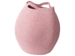 Lot De 2 Paniers En Coton Rose PANJGUR -Meilleur Meubles Magasin accessoire de rangement 16428229