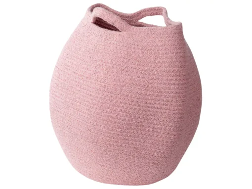 Lot De 2 Paniers En Coton Rose PANJGUR -Meilleur Meubles Magasin accessoire de rangement 16428229