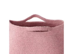 Lot De 2 Paniers En Coton Rose PANJGUR -Meilleur Meubles Magasin accessoire de rangement 16428233