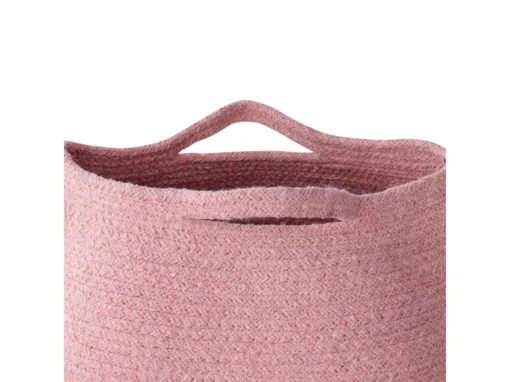 Lot De 2 Paniers En Coton Rose PANJGUR -Meilleur Meubles Magasin accessoire de rangement 16428233