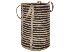 Panier En Jute Beige Et Noir ⌀ 26 Cm JHANSI 10 Panier En Jute Beige Et Noir ⌀ 26 Cm JHANSI -Meilleur Meubles Magasin accessoire de rangement 16428451