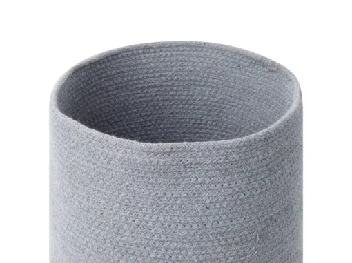 Lot De 3 Paniers En Coton Beige Et Gris BASIMA -Meilleur Meubles Magasin accessoire de rangement 16429265