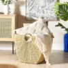 Panier En Fibres De Jacinthe D'eau Naturel WASHUK -Meilleur Meubles Magasin accessoire de rangement 16429363