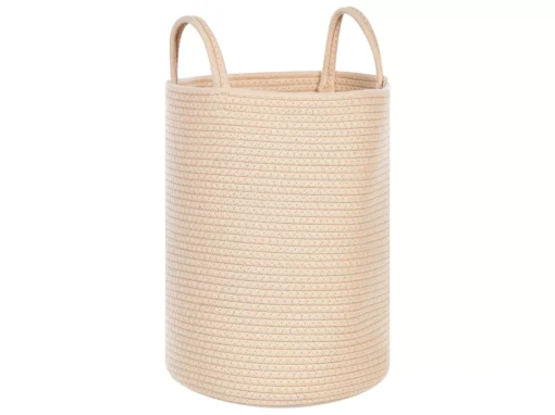 Lot De 2 Paniers En Coton Beige SARYK -Meilleur Meubles Magasin accessoire de rangement 16705879