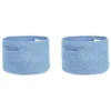 Lot De 2 Paniers En Coton Bleu ⌀ 30 Cm CHINIOT -Meilleur Meubles Magasin accessoire de rangement 17170755