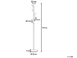 Porte-manteau Blanc En Bois De Pin ALBIN 10 Porte-manteau Blanc En Bois De Pin ALBIN -Meilleur Meubles Magasin accessoire de rangement 17197947