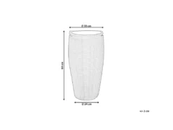Panier En Coton Blanc Et Noir ⌀ 33 Cm ARRAH -Meilleur Meubles Magasin accessoire de rangement 17467671