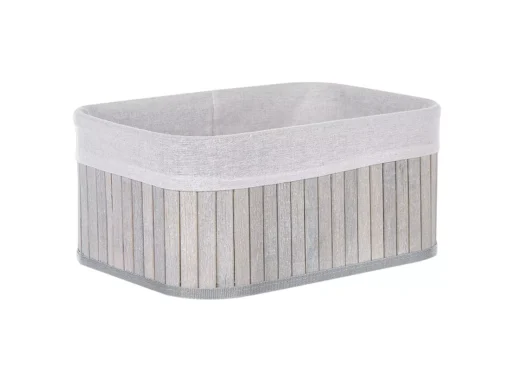 Lot De 5 Paniers En Bambou Gris TALPE -Meilleur Meubles Magasin accessoire de rangement 17467783