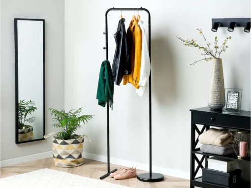 Dressing En Acier Noir 175 Cm BENTON -Meilleur Meubles Magasin accessoire de rangement 17513591