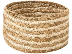 Lot De 3 Paniers En Jute Naturel Et Beige KAHU -Meilleur Meubles Magasin accessoire de rangement 18902849