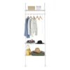 Télescopique Porte-vêtements Système De Penderie Télescopique L (52-80) X H (233-300) Cm, Kls07-w -Meilleur Meubles Magasin accessoire de rangement 18911733