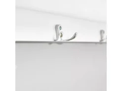 Porte-manteau Étagère Murale Avec 3 Paniers Et 4 Crochets, FHK19-WN -Meilleur Meubles Magasin accessoire de rangement 19126243