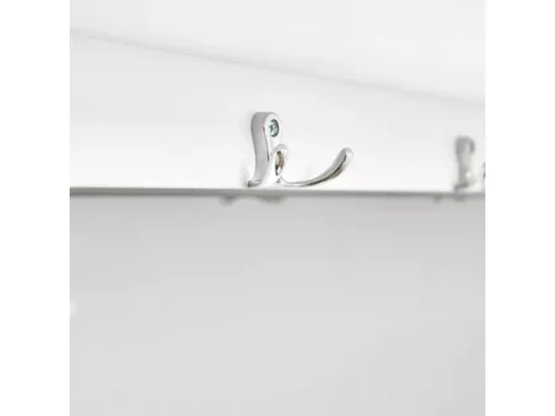 Porte-manteau Étagère Murale Avec 3 Paniers Et 4 Crochets, FHK19-WN -Meilleur Meubles Magasin accessoire de rangement 19126243
