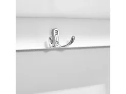Porte-manteau Étagère Murale Avec 3 Paniers Et 4 Crochets - Blanc, FHK19-W -Meilleur Meubles Magasin accessoire de rangement 19126287