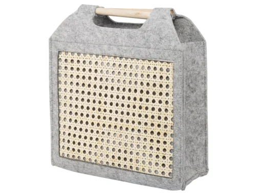 Lot De 3 Corbeilles Textiles Gris Clair SARIOT -Meilleur Meubles Magasin accessoire de rangement 20935691