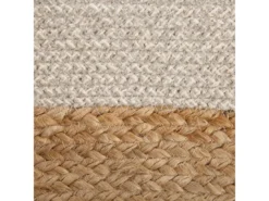 Lot De 2 Corbeilles Textiles Beige Et Gris Clair NAULLA -Meilleur Meubles Magasin accessoire de rangement 21973369