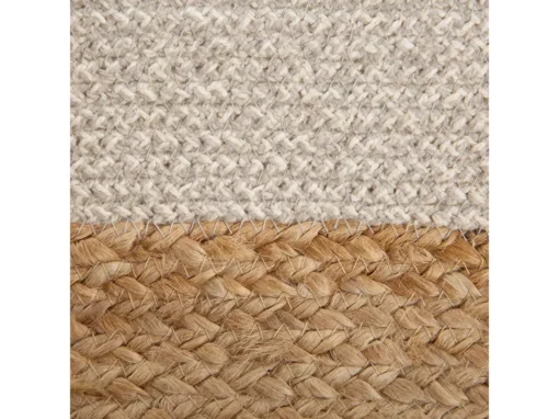 Lot De 2 Corbeilles Textiles Beige Et Gris Clair NAULLA -Meilleur Meubles Magasin accessoire de rangement 21973369