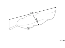 Coupelle Décorative Argentée 68 Cm AMRUS -Meilleur Meubles Magasin accessoire de rangement 22936505