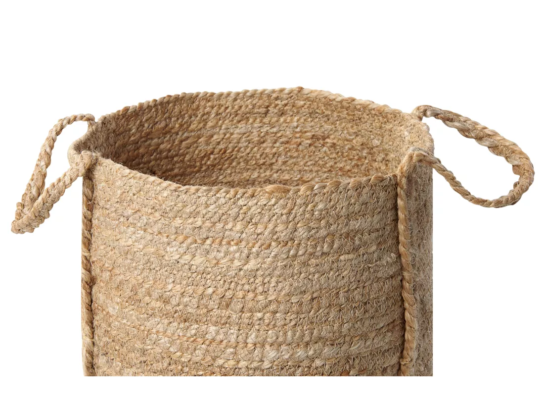 Lot De 3 Paniers En Jute Naturel WADH 8 Lot De 3 Paniers En Jute Naturel WADH – Image 6