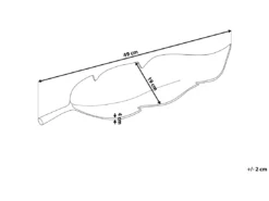 Coupelle Décorative Argentée 49 Cm AMRUS -Meilleur Meubles Magasin accessoire de rangement 24502943