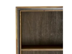 Bibliothèque Malaga Avec 2 Tiroirs Et 3 Niches - Acacia Massif Et MDF - Marron -Meilleur Meubles Magasin bibliotheque 18875299