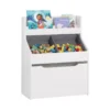 Étagère De Rangement Pour Chambre D’Enfants Avec 2 Paniers Et 1 Compartiment à Roulettes, KMB71-W -Meilleur Meubles Magasin bibliotheque 19313077